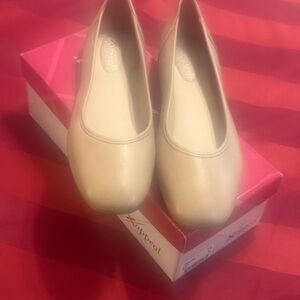 Xappeal Tan Flats with Rounded Toe and Minimalist Design